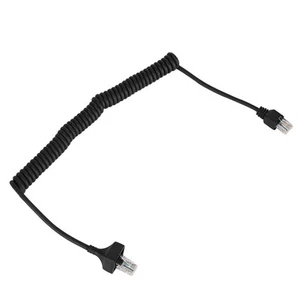 8-pinowy 50cm Mic Mic Kabel Przewód do radia Czarny CB - Zdjęcie 1 z 7