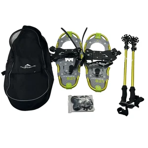 Alptrek 821 Snowshoe Kit with Poles & Carry Bag Green G2 - Picture 1 of 4