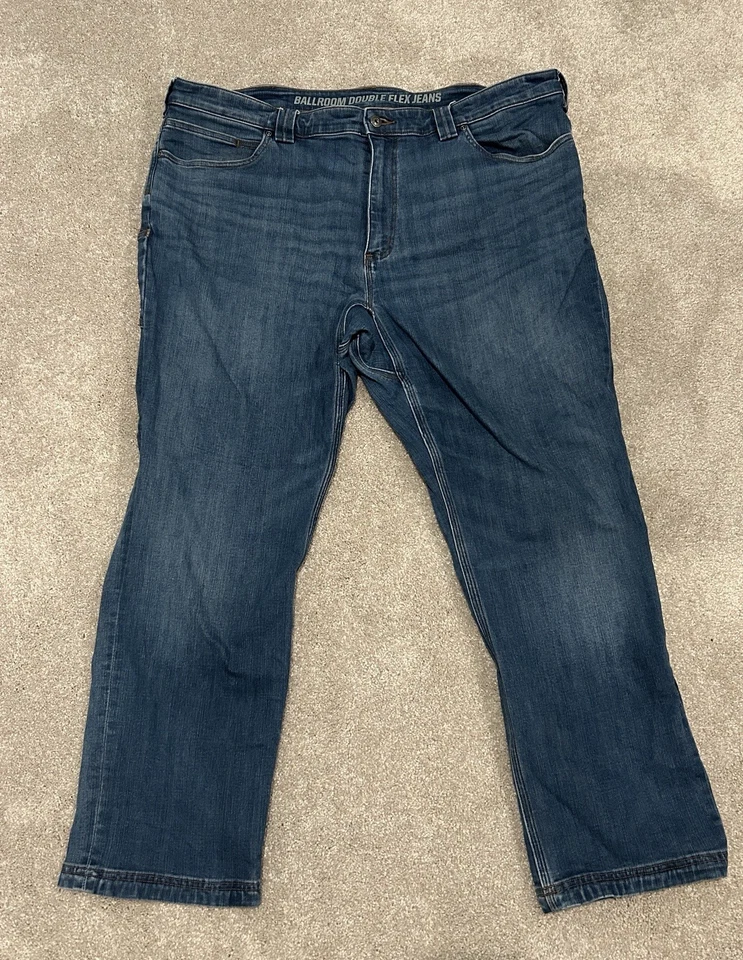 Jeans Duluth Trading Company Salón Doble Flexible 42x30 Ajuste Estándar Foto 1 de 3