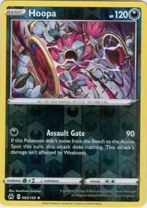 Hoopa 083/159 | Crown Zenith | Rare | Reverse Holo | NM Pokémon Card - Picture 1 of 1