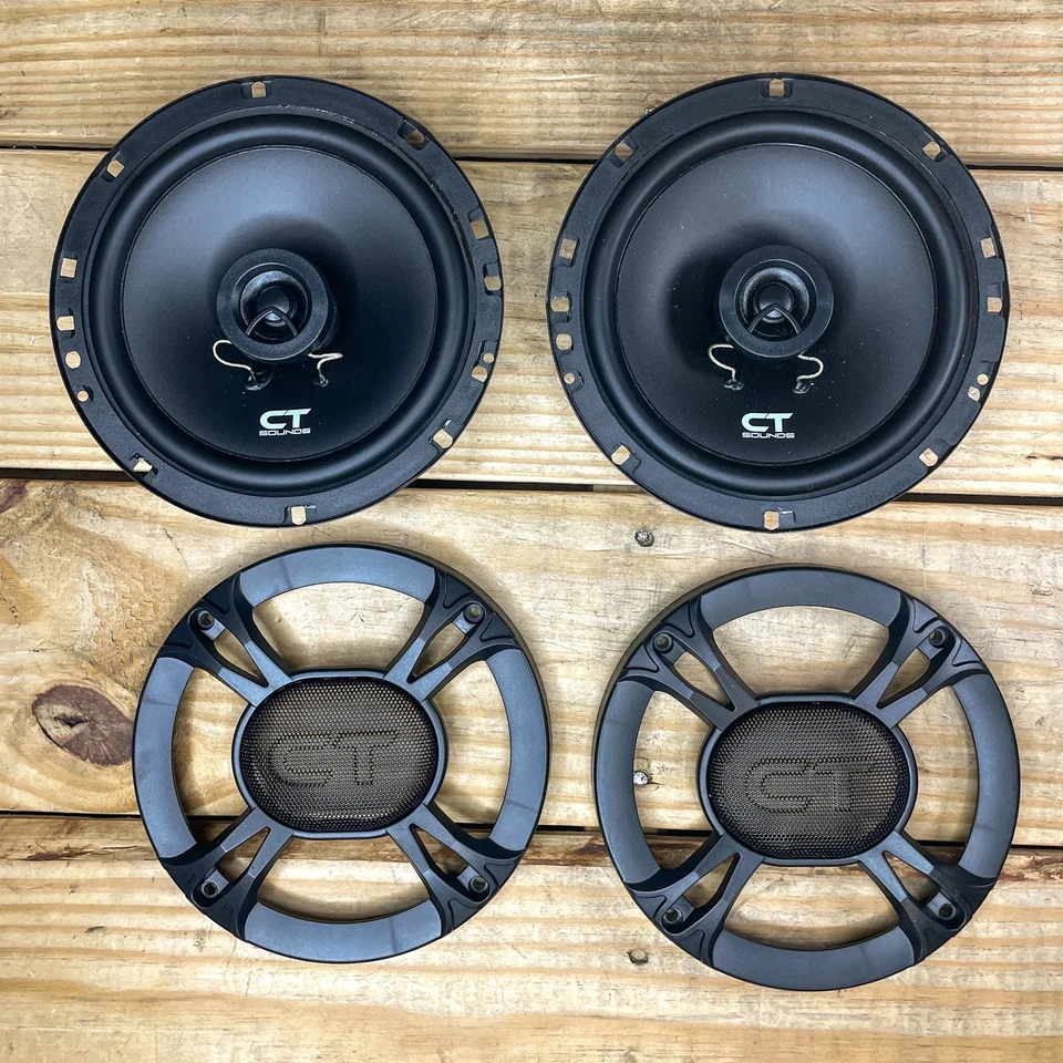 Used CT Sounds BIO-6-5-COX 100 Watts RMS 6.5 Inch Car Coaxial Speakers, Pair - Image 1 of 4