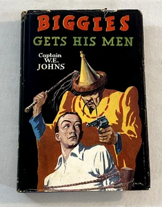 Biggles Gets His Men W.E. Johns 1st Ed. 1950 HCDJ - Imagen 1 de 16
