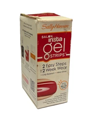 Sally Hansen Salon Insta Gel Strips 290 Red My Lips  *Must Use With Mini LED - Image 1 of 4