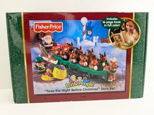 Fisher Price Little People TWAS THE NIGHT BEFORE CHRISTMAS Santa Reindeer 2004 - Picture 1 of 7