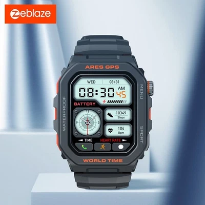Reloj inteligente Zeblaze Ares GPS 60+ modos deportivos rastreador de fitness reloj deportivo Foto 1 de 4