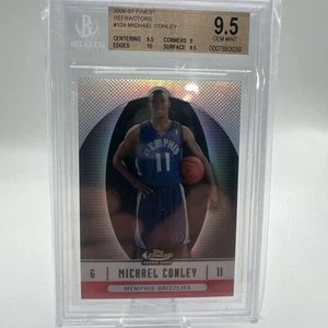2006-07 Finest Mike Conley Rookie Silver Refractor /399 BGS 9.5 - TWolves - Picture 1 of 3