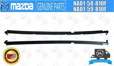 MAZDA MIATA MX5 Genuine WEATHERSTRIP SEALS DOOR GLASS WINDOW LEFT ＆ RIGHT SET - Image 1 of 4