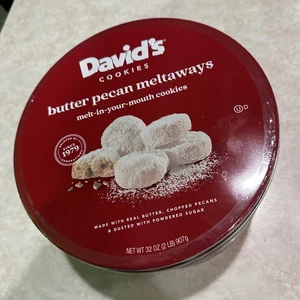 David's Cookies Mantequilla Necana Meltaways Galletas Gourmet Todo Natural 32 OZ 907 g... - Imagen 1 de 2