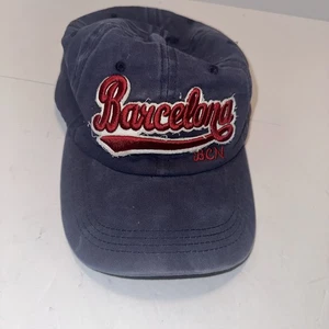 Barcelona, Mens Blue Hat Adjustable Ball Cap One Size fits all - Picture 1 of 3