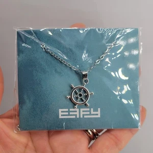 EFFY NAUTICAL SHIP WHEEL 18” NECKLACE FASHION JEWELRY GIFT NEW IN PACKAGE - Picture 1 of 5