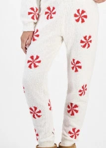 Forever 21 Kids Gr. 13/14 Peppermint Weihnachten Fuzzy Lounge Pyjama Hose Damen S - Bild 1 von 2