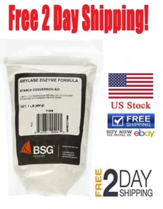 AMYLASE ENZYME 1 LB FOR DISTILLERS MOONSHINERS AND HOME BREWING LIGHT BEERS - Picture 1 of 9