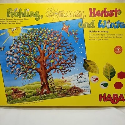 Haba Frugling, Sommer, Herbst, Und Winter German Family Children Board Game - Image 1 of 4