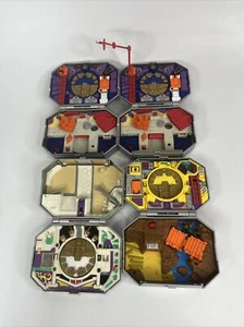 Lot Of 4 Vtg Bandai Power Rangers Mighty Morphin Mini Micro Pocket Playset - Picture 1 of 6