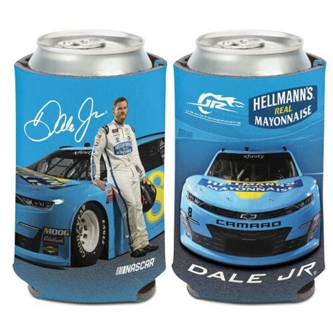 Dale Earnhardt Jr 2019 Wincraft #8 Hellmann's Darlington 12oz Can Coolie FREE Cover