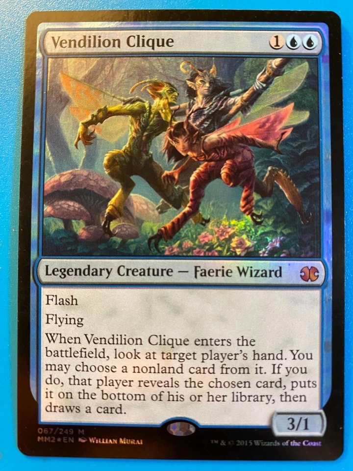 MTG 1x FOIL Vendilion Clique Modern Masters 2015 Magic the Gathering Card x1 NM - Image 1 of 1