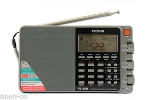 TECSUN PL-880 (grey) PLL Triple Conversion AM/FM/LW/SW SSB Radio 8820  - Picture 1 of 11