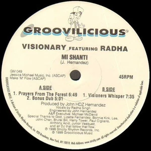 VISIONARY - Mi Shanti - Caca Lyrics - 1998 - USA - GM049 - Picture 1 of 2
