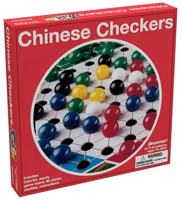 Chinese Checkers - Classic Game of Strategy for 2-6 Players -Pressman Toys Brand - Image 1 of 1