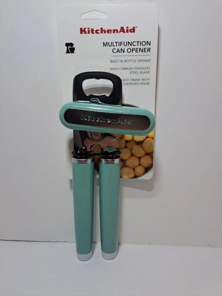 KitchenAid Classic Multifuction Can Opener One Size Aqua Sky 2