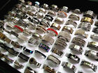 Wholesale Lot 60pcs Beautiful Women's Stainless Steel Spin Band Jewelry Rings