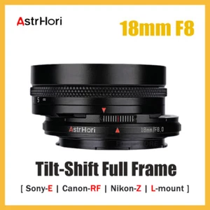 AstrHori 18mm F8 Tilt-Shift Full Frame MF Lens for Canon RF Sony E Leica L Mount - Picture 1 of 6