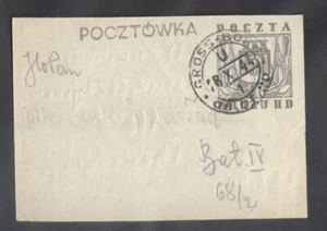 13106 Deutschland (Polen),1944,Sondergedruckte Minipostkarte für 10 Pf. gebraucht in - Bild 1 von 2