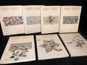 200+ MNH Canadian STAMPS 1982, 83, 84, 85, 86, 87, 1988 + (7) Postage Books! - Picture 1 of 23