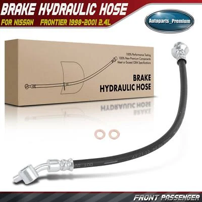 Manguera hidráulica freno delantero derecho Nissan Frontier 1998 1999 2000 2001 2,4 L Foto 1 de 4
