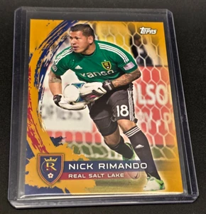 Nick Rimando 2014 Topps MLS Gold #d 17/25 #147 Real Salt Lake - Picture 1 of 3