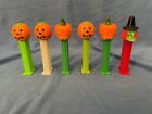 Vintage Halloween Lot Of 6 Pez Candy Dispensers Witch Jack-O-Lanterns Hungary