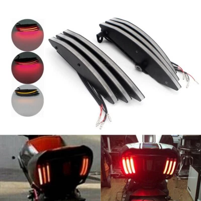 Rear LED Amber Turn Signal Lamp Red Taillight For Ducati Diavel Carbon 2011-2018 - Image 1 of 4