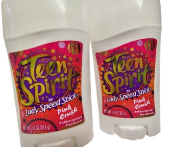 12X - Lady Speed Stick TEEN SPIRIT,1.4 盎司,粉红色粉碎,除臭剂/止汗剂 — 第 1/3 张图片