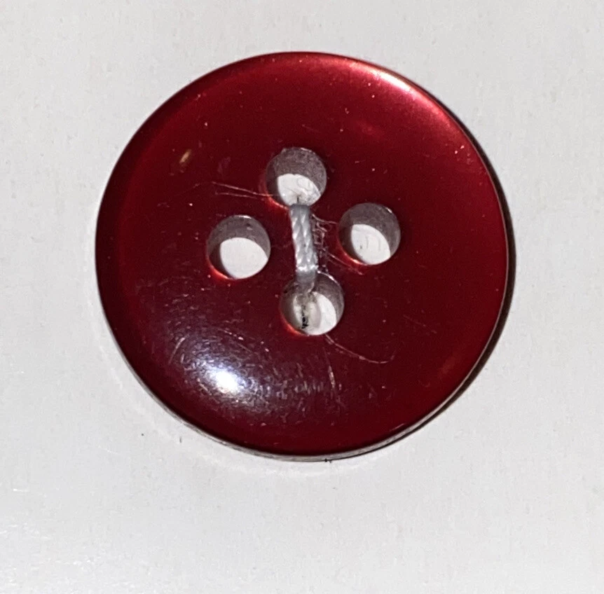 Streamline Buttons Sz 22 9/16” 14mm Wine K1303 NOS - Image 1 of 3