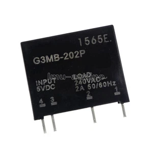 10PCS G3MB-202P DC-AC Solid State Relay Module PCB SSR In 5V DC Out 240V AC 2A - Bild 1 von 4