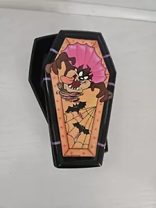 Looney Tunes The Candy Coffin TAZ 1998 Warner Bros Halloween Made In USA Kunststoff - Bild 1 von 7