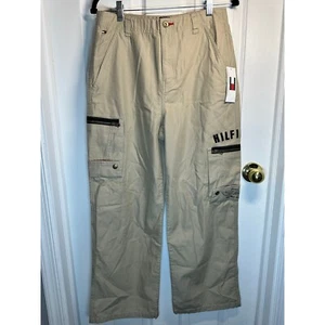 VTG Tommy Hilfiger Cargo Pants Utility Pockets Boys Size 18 NWT - Picture 1 of 8