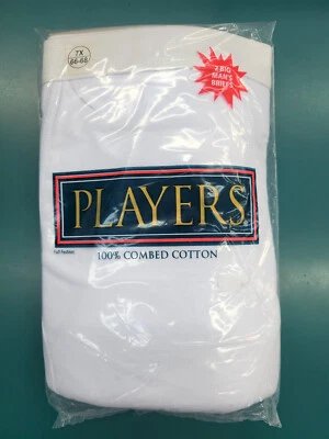 Players / Christopher Hart Mens Briefs, Big and Tall White (2-Pack) - Image 1 of 3