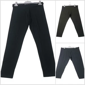 NEW NEXT Plus Size Leggings Size 20 22 24 Black Charcoal Blue Stretchy - Picture 1 of 10