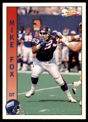 1992 Pacific Mike Fox Football Cards #217 - Image 1 of 2