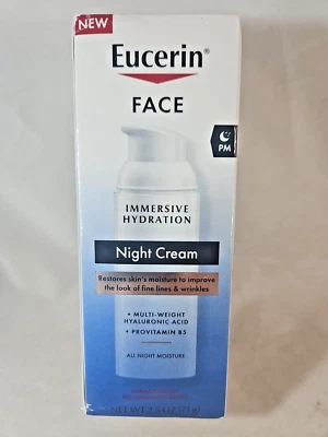 Eucerin PM Face Immersive Hydration Night Cream 2.5oz./71g - Image 1 of 4