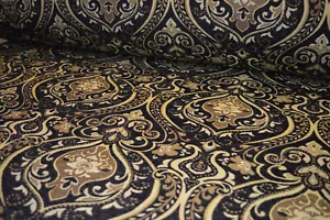 Möbelstoff Bezugsstoff Polsterstoff Meterware Stof Jacquard Ornament Barock Rank - Bild 1 von 6