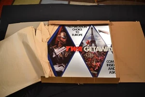SELTEN ORIGINAL 1978 TWA Fluggesellschaft Reisebüro Werbung Display NOS Flugzeug - Bild 1 von 10