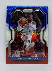 2020-21 Panini Prizm Basketball Red White Blue Prizm Dennis Schroder #128 - Picture 1 of 3