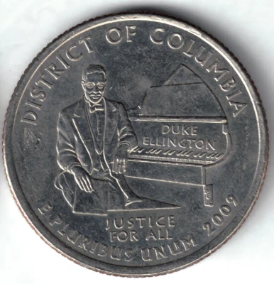 USA - 2009P - Washington ¼ $ - District of Columbia - Rare - #20822 - Image 1 of 2