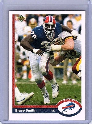 1991 Upper Deck #174 Bruce Smith - Image 1 of 2