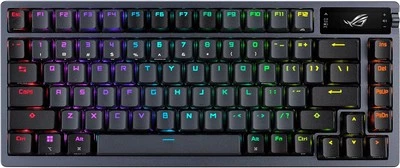 ASUS ROG Azoth Gaming-Tastatur, anpassbar, kabellos, 75 Tasten, OLED-Display - Bild 1 von 4
