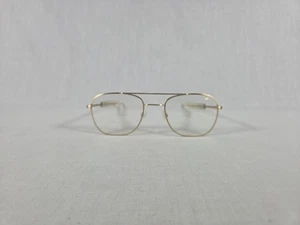 Randolph Engineering Eyeglasses 52-20 140 Gold Aviator Frames USA Frame Only - Picture 1 of 7