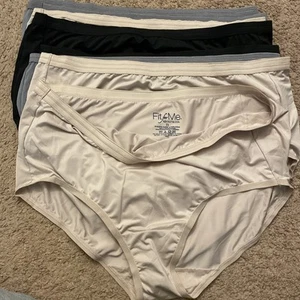 11/3XL Fruit Of The Loom Womens Plus Size Fit For Me Microfiber Brief Panty 10pc - Picture 1 of 2