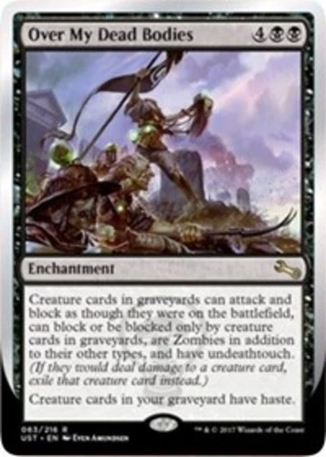 Over My Dead Bodies - Unstable #63/216 MTG Magic The Gathering - Image 1 of 1